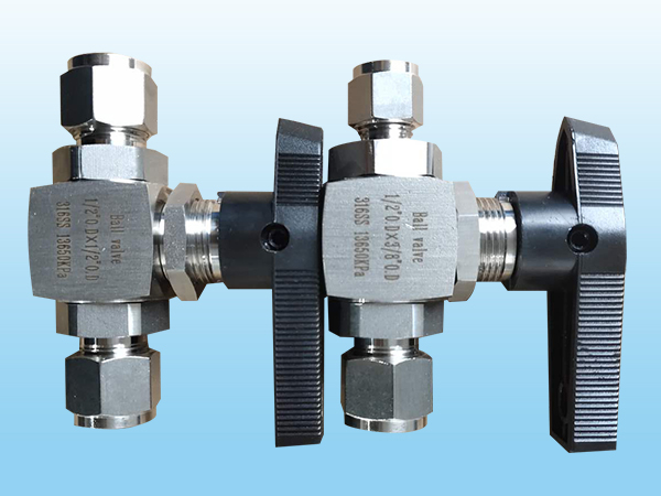 高压卡套式球阀